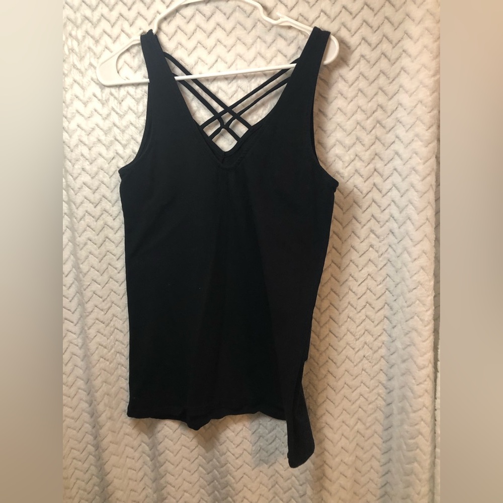 Torrid Black Knit Tank Top Size 1.